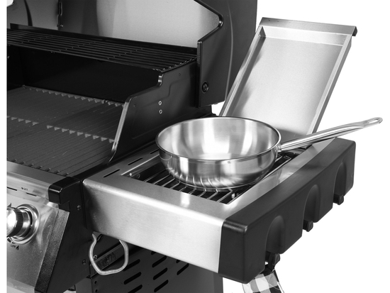 GAS BBQ GRILL YOKATE 4+1 STAINLESS STEEL 17,5KW