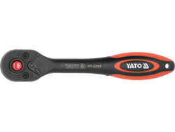 QUICK RELEASE CURVED RATCHET HANDLE 1/4 144 MM
