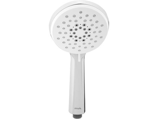 CHUVEIRO LUA BRANCA MÃO 120MM 3 FUNÇÕES