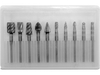 ROTARY FILES FOR MINI GRINDER SET 10PCS