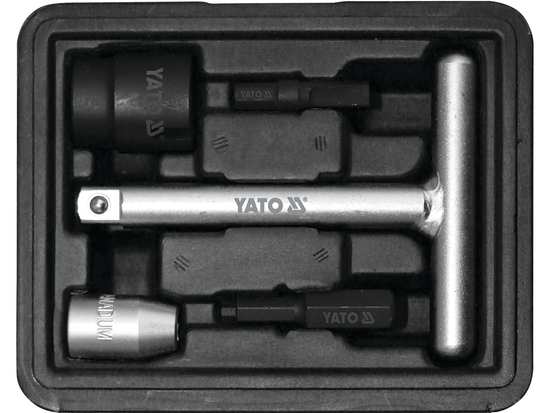 SET CHIAVI PER TAPPI OLIO IN PLASTICA 5 PEZZI