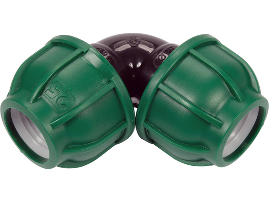 COTOVELO PARA TUBOS PE 90° 25X25