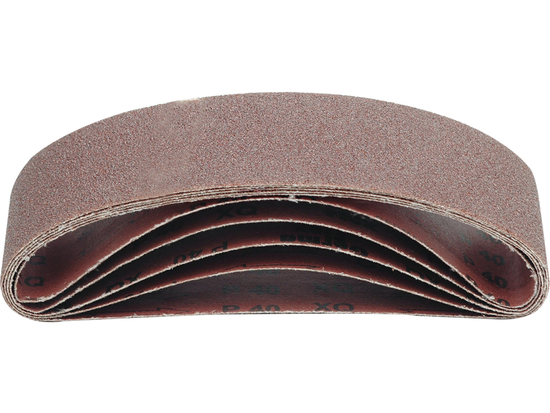 NASTRO ABRASIVO SENZA FINE 5 PEZZI P40 75X533 MM