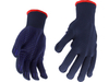 GUANTES DE ALGODÓN Y POLIÉSTER, MANCHAS, AZUL MARINO, 'PSD'