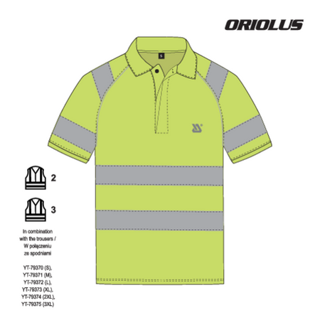 ORIOLUS ПРЕДУПРЕЖДЕНИЕ ПОЛО ТЕНИЗА S. XL