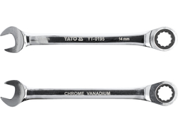 CLE MIXTE A CLIQUET 14 MM