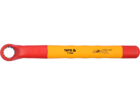 CHAVE DE ANEL DOBRADO, ISOLADA, 14MM VDE