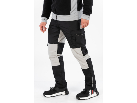 PANTALÓN DE TRABAJO SERVAL STRETCH EN 4 VÍAS AZUL. TAMAÑO 2XL