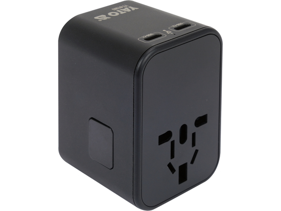 ADATTATORE DA VIAGGIO PER OLTRE 150 PAESI USB-C PD 65W