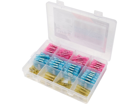 SET DE 200 PIEZAS ZAPATOS TERMORETRÁCTILES ENGARZADOS 0,5-6MM2