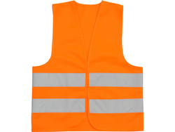 TAILLE DU GILET D'AVERTISSEMENT ORANGE. L