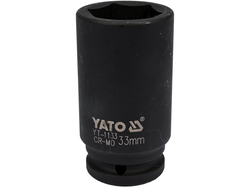 HEXAGONAL DEEP IMPACT SOCKET 3/4'' 33 MM
