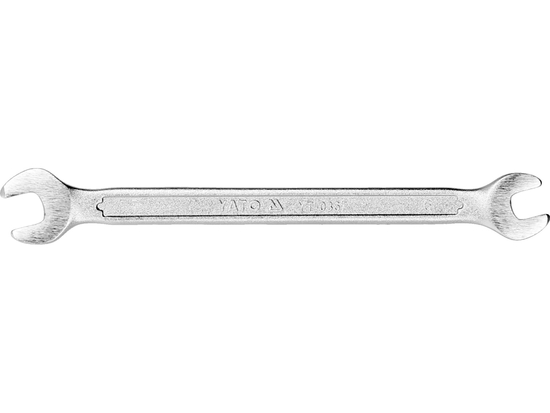 CHIAVE APERTA CON TESTA LUCIDA 6X7 MM