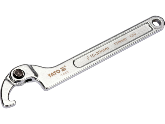 LLAVE DE GANCHO CON PUNTA ARTICULADA 15-35 MM