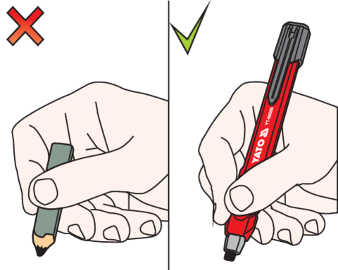 CRAYON DE CHARPENT/AUTOMATIQUE DE MAÇONNERIE