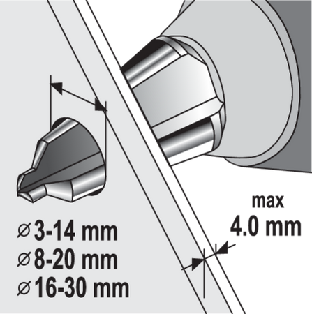 KÚPOS FÚRÓ KÉSZLET 3 DB.