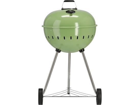 CHARCOAL BBQ, ROUNDED, 54CM GREEN