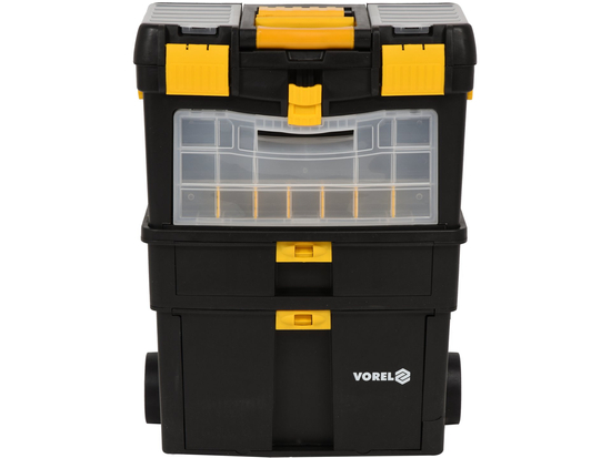 TROLLEY TOOL BOX WITH REMOVABLE ORGANIZER
