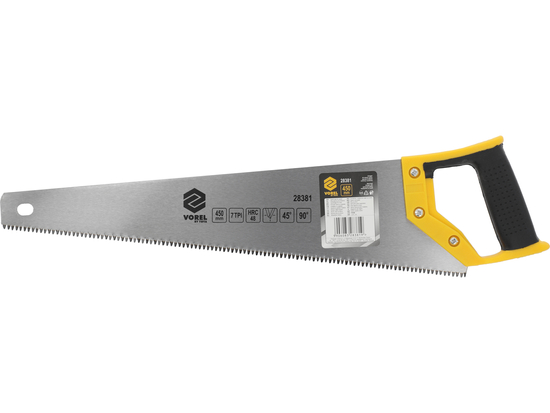 FŰRÉSZ FŰRÉSZ 450MM, ÉLESÍTETT ÉS EDZETT HÁROM FOGÉL