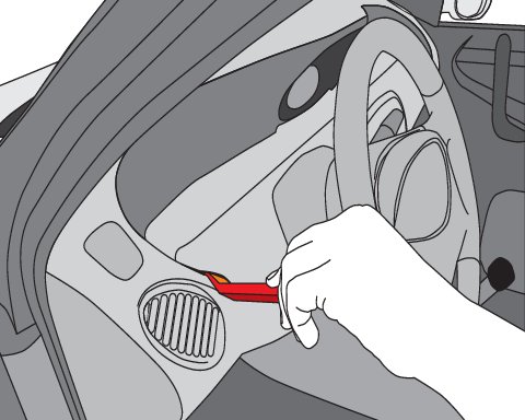 JUEGO DE TIRADORES PARA TAPICERÍA Y RADIO DE COCHE 19 PIEZAS.