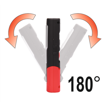MŰHELYI LÁMPA 6W COB, 600LM + 250LM, LI-ION 3.7V 2600MAH, IK07, IP54, CRI80