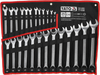  COMBINATION SPANNER SET, POLISHED HEAD 6-32, 25 PCS