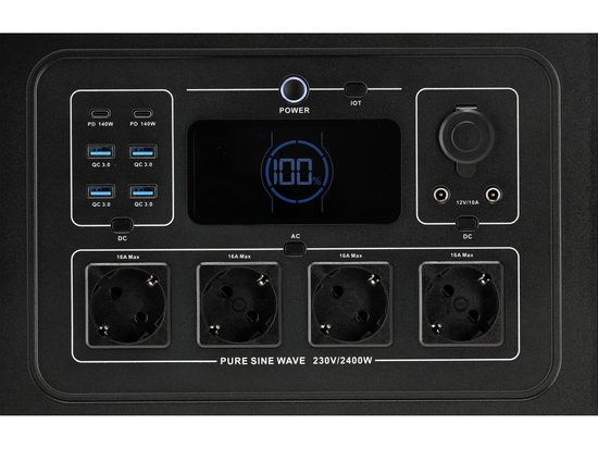 PORTATĪVĀ SPĒKSTACIJA 2400W, 2232WH