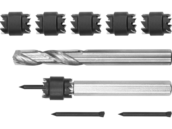 SPOT WELD CUTTER DRILL BIT SET 9 PCS
