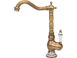 SINGLE-LEVER SINK MIXER 'RETRO BRONZE 4'