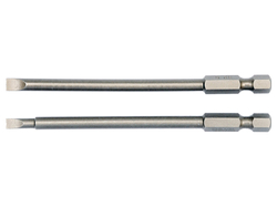 SCREWDRIVER BIT SETS 1/4'', 2 PCS - SOLTED: 4X100MM; 5X100MM 1/4'' HEX DRIVE