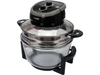 HALOGEN OVEN 17L BLACK WITH 9 ACCESSORIES