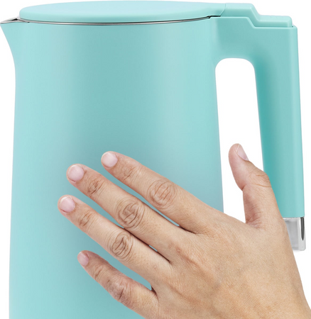 BOUILLOIRE ÉLECTRIQUE 1,5L TURQUOISE, COOL TOUCH
