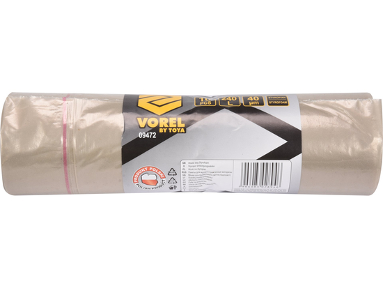 SACCHI PER RIFIUTI POLISTIROFOAM 240 L 10 PZ 40ꙠM