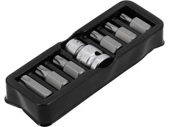 TORX BIZTONSÁGI CSAVARHÚZÓ HEGYEK, 7 DÉS KÉSZLET