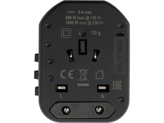 UNIVERZÁLIS UTAZÁSI ADAPTER TÖBB TÖBB 150 ORSZÁGHOZ, Q.C GYORS TÖLTŐVEL. 3.0, 20W