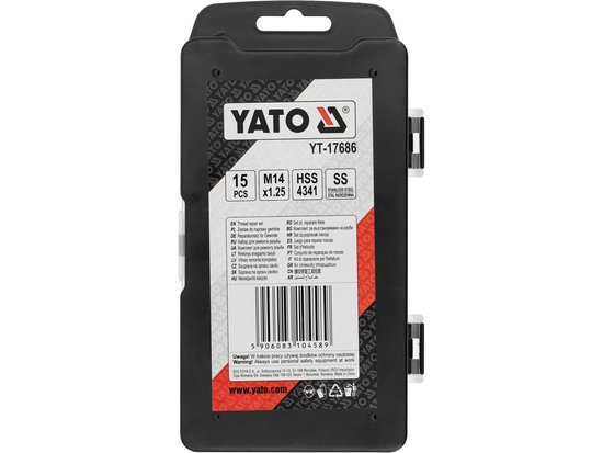 ΚΙΤ ΕΠΙΣΚΕΥΗΣ ΝΗΜΑΤΩΝ M14X1,25MM 15 ΤΕΜ