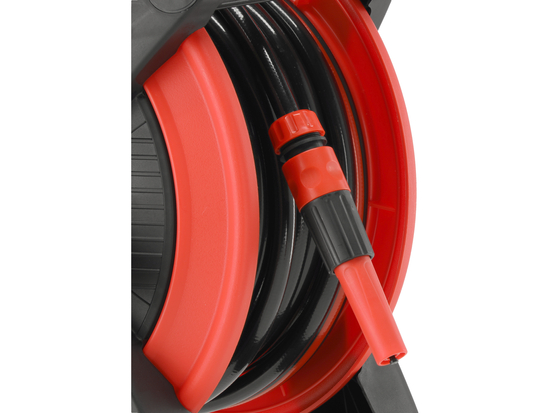 FREE STANDING AND WALL MOUNTED HOSE REEL SET 30M