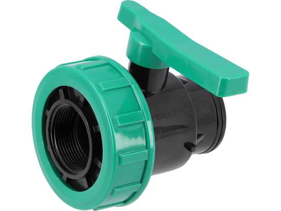 VALVOLA A SFERA 1 1/2''X 1 1/2'' PP, FEMMINA/FEMMINA