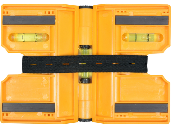 LEVEL SE TŘEMI LIBELAMI A MAGNETY PRO ZASTAVENÍ SLOUPEK