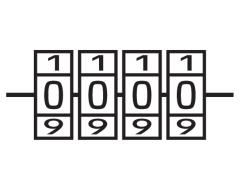 LUCCHETTO COMBINATO 50 MM CON ARCO LUNGO, IN OTTONE