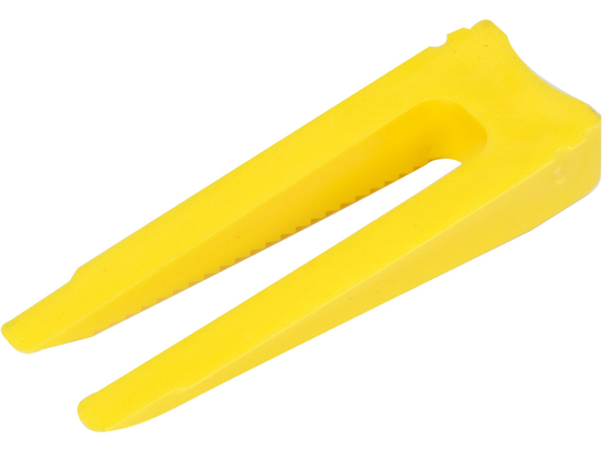 SISTEMA, CLIPES + CUNHAS PARA NIVELAMENTO DE TELHAS DE 3MM, EM BALDE DE 300 + 100 UNIDADES.