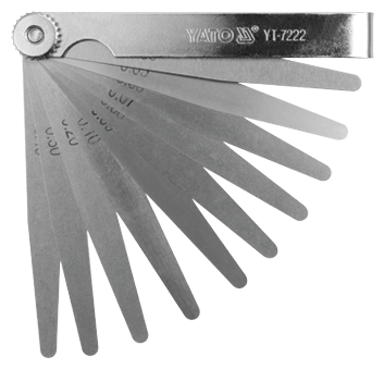 HLADKOVÝ MERAČ 100 MM, 10 HROT, 0,05-0,5 MM