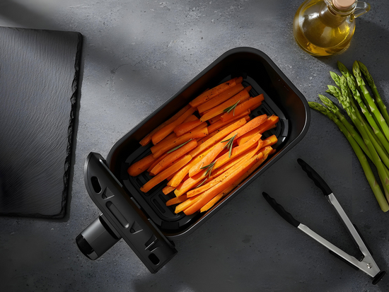 AIR FRYER 2400W 3.5L+7.5L BLACK