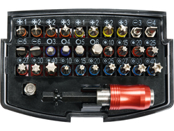 JUEGO DE PUNTAS PARA DESTORNILLADORES 32 UDS.