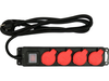 HD POWER STRIP IP 44 WITH GROUND 4S 3M