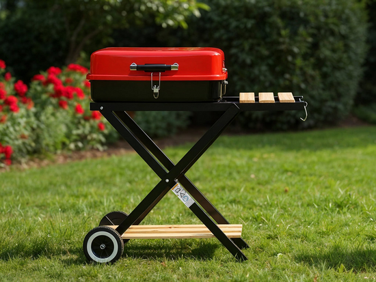 CHARCOAL BBQ, FOLDABLE, 45 X 33.5CM