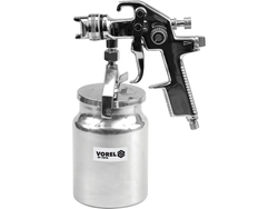 PISTOLET PULVÉRISATEUR HVLP 1000ML AVEC RÉSERVOIR INFÉRIEUR