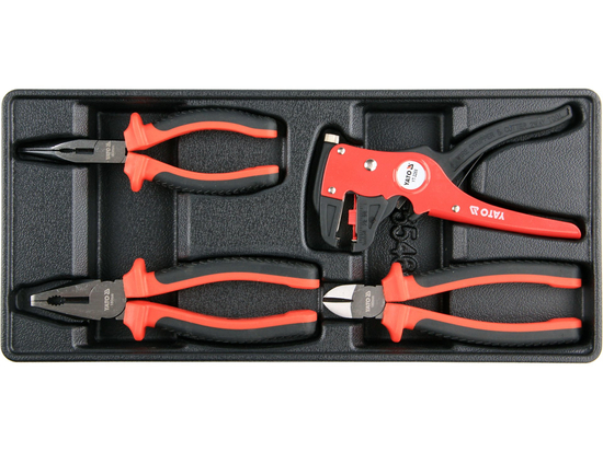 INSULATED PLIERS, 4PCS SET