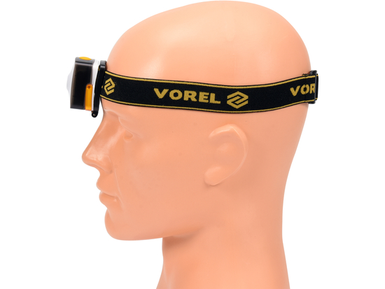 RECHARGEABLE HEADLAMP 3W LED AND 4 SMD LED