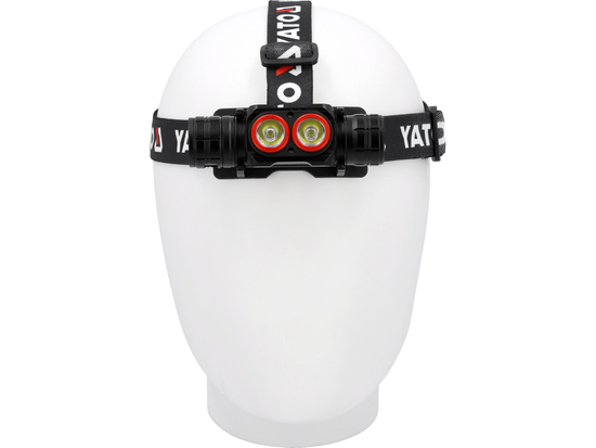 LAMPADA FRONTALE 3000LM, BATTERIA